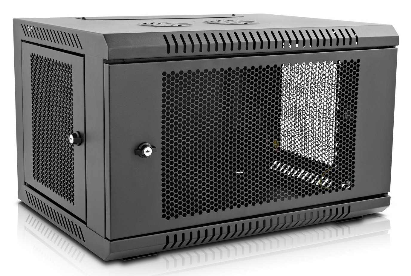 V7 RMWC6U1N 6U Wall Mount Rack Enclosure (Fully assembled
