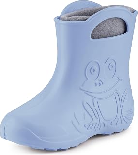 Eva Kinder Gummistiefel Regenschuhe gefüttert LA-CA-03