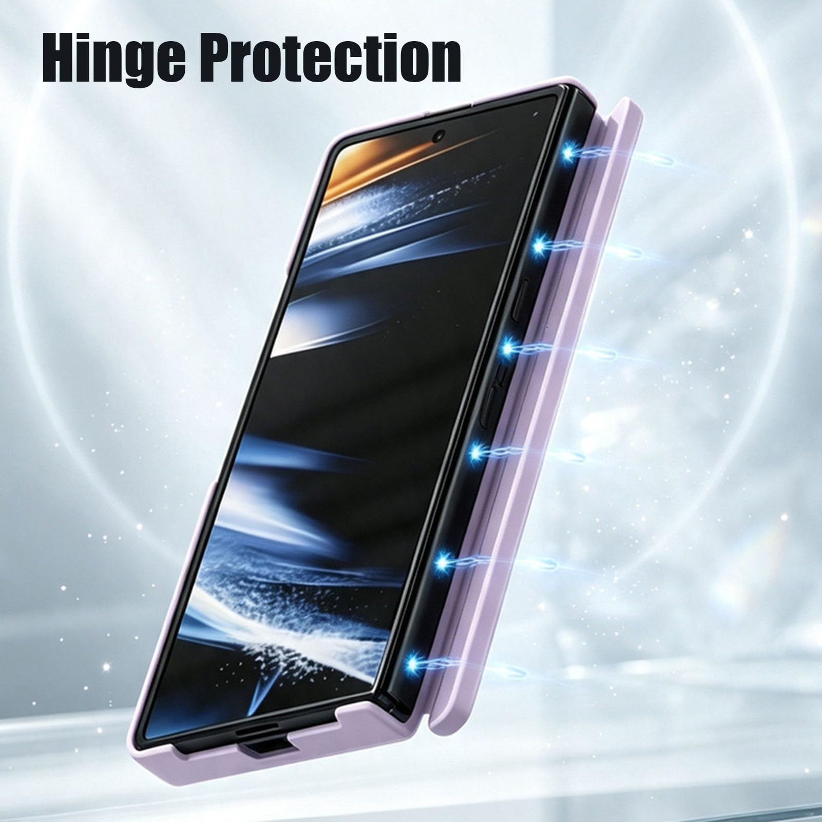 Smukłe etui do Samsung Galaxy Z Fold 8 Ultra, płynny silikon