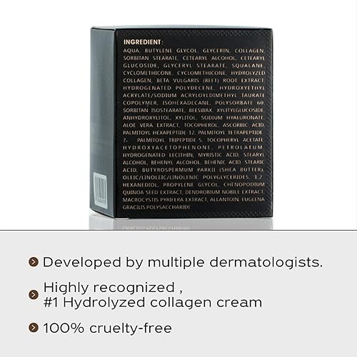 Miniatura 7 de GO MAY Crema hidratante de colágeno | Rellena líneas finas y arrugas | Estimula la regeneración y reparación de células de la piel | 1.75 onzas