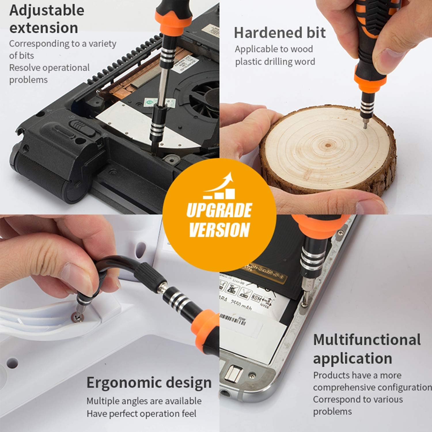 Precision Screwdriver Set 33 PCS Small Magnetic Durable Tools Electronics Repair Kit for iPhone Computer laptop Xbox PS4