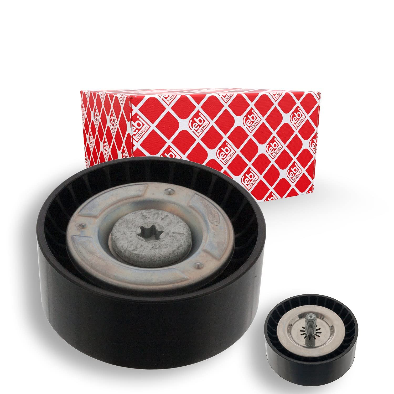 febi bilstein 38620 Tensioner Pulley for auxiliary belt, pack of one
