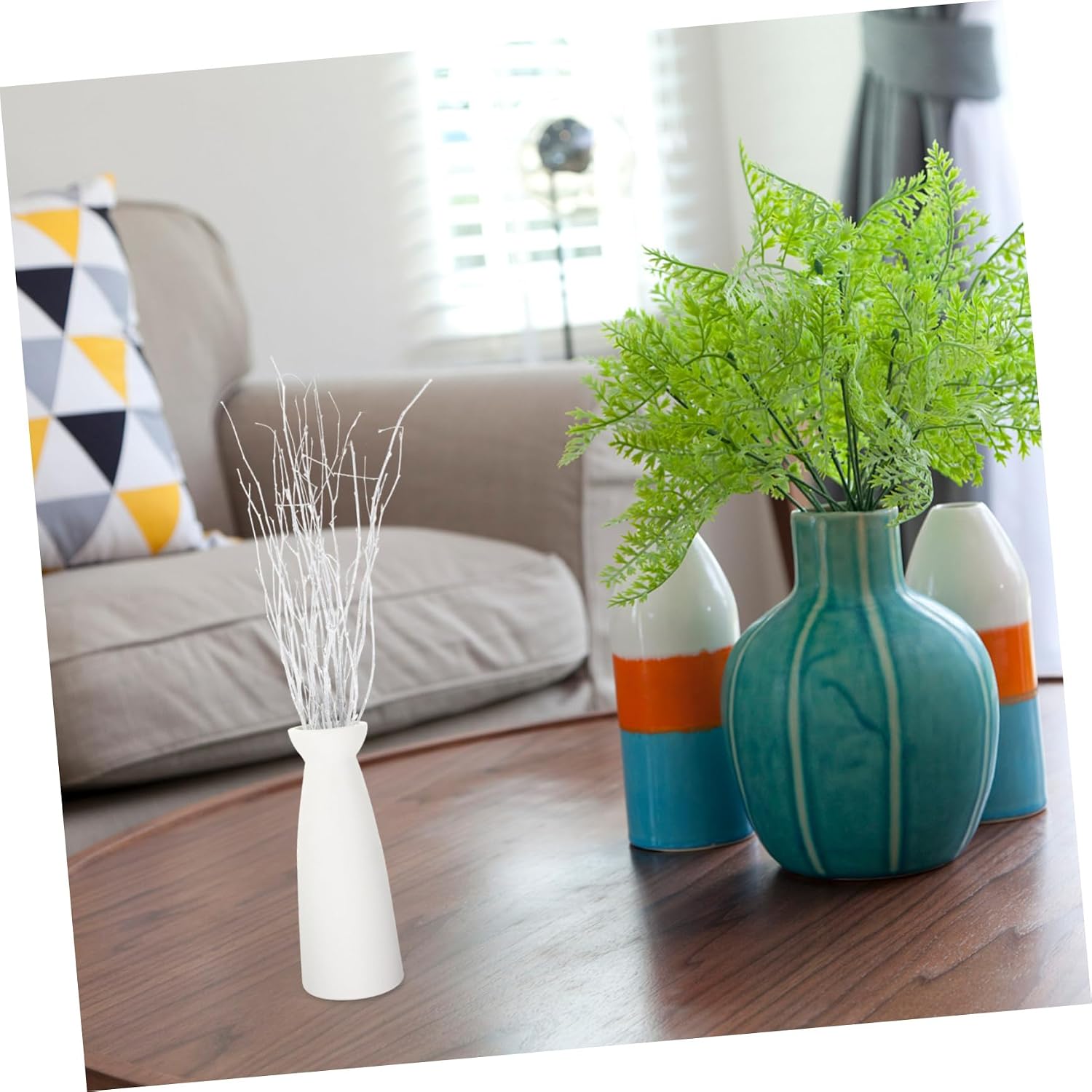 Zerodeko 10pcs Decorative Dried Branches for Home Decor Natural Birch Twig Stems for Vases Crafting and Centerpieces Realistic Household Twigs for Artistic Arrangements