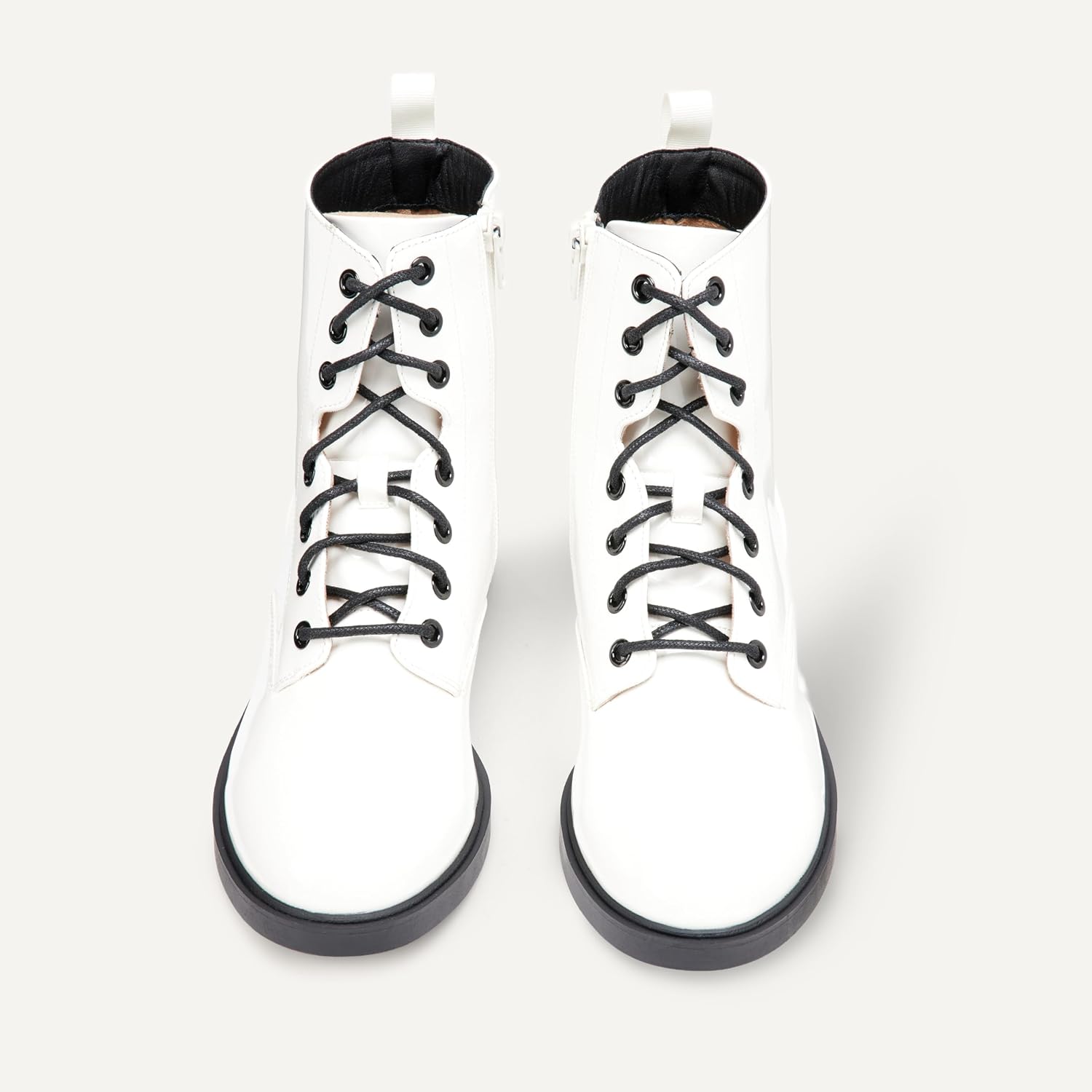 Amazon Essentials Girls' Combat Boots With Zipper image 4