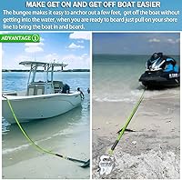 Vista 3 de Botepon Líneas de muelle elástico para barcos, Líneas de anclaje de bungee para barcos, Cuerda de anclaje elástica para barcos, Línea de anclaje