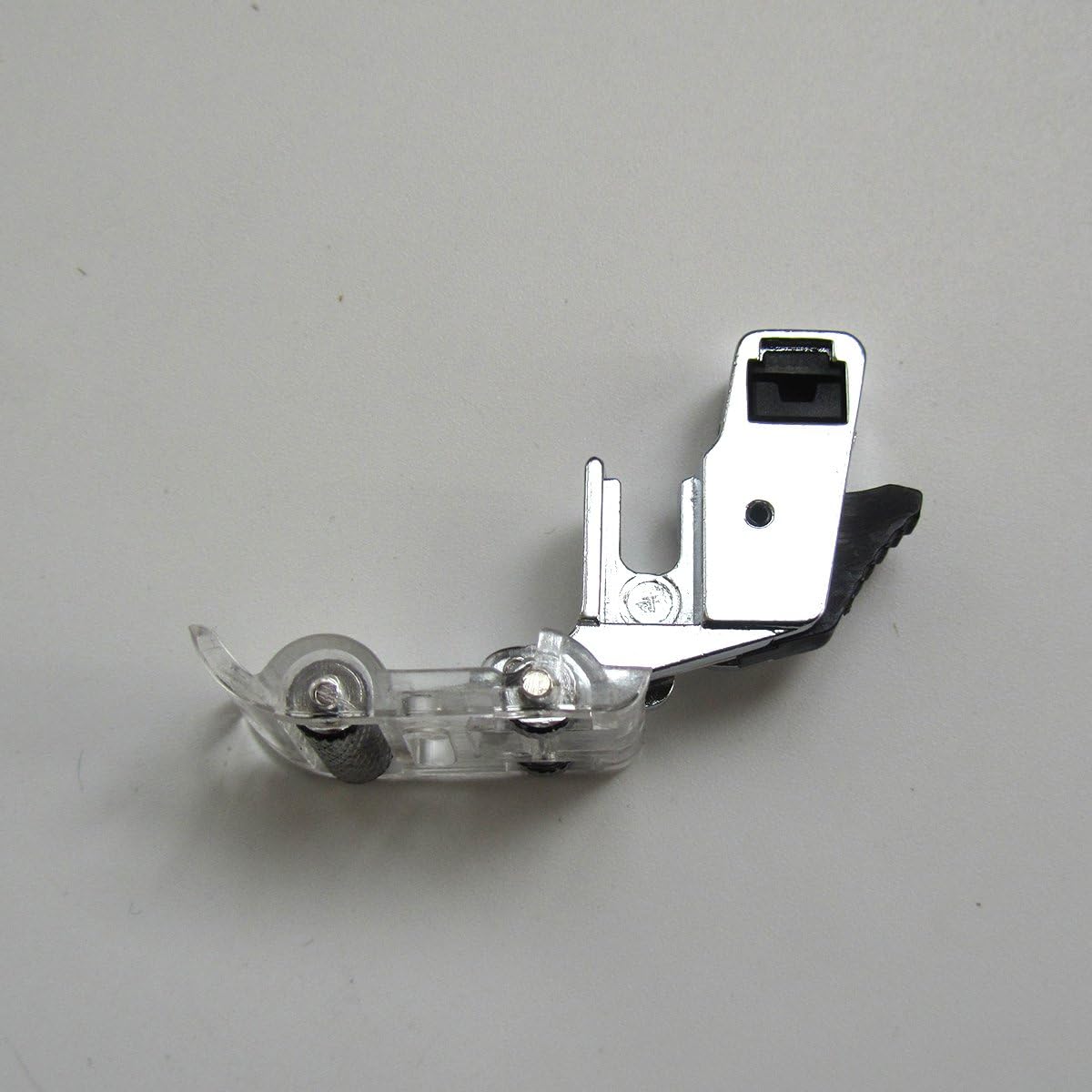 ckpsms Brand - 1SET #SA190 Low Shank Roller Foot Compatible with Brother Babylock Janome Elna Kenome Pfaff White