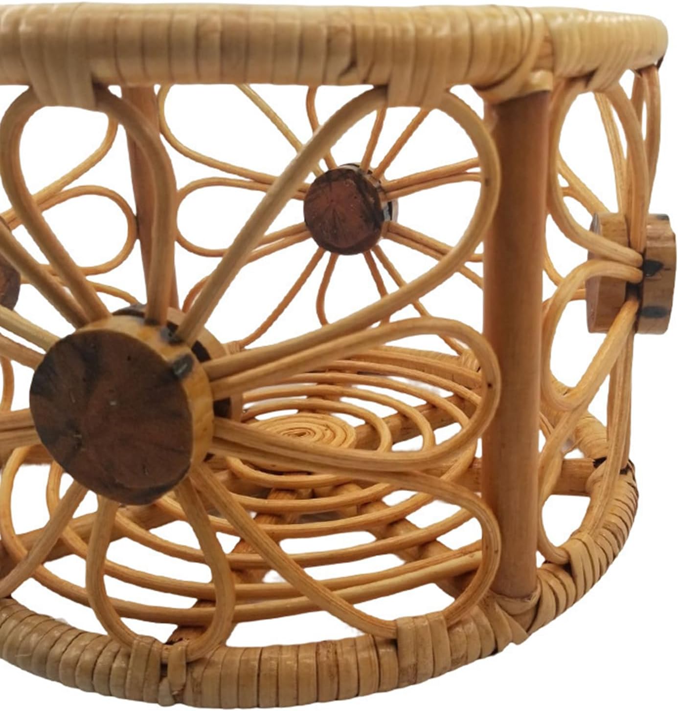 Handmade Vintage Rattan Basket for Newborn Photography Props Unique & Natural Baby Chair for Boy & Girl Photoshoots