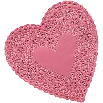 heart doilies crafts