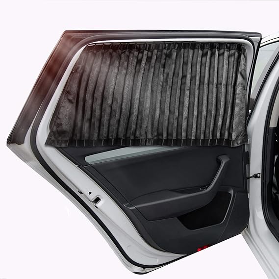 ZATOOTO Curtains for Car (2pcs), Car Window Curtains to Block