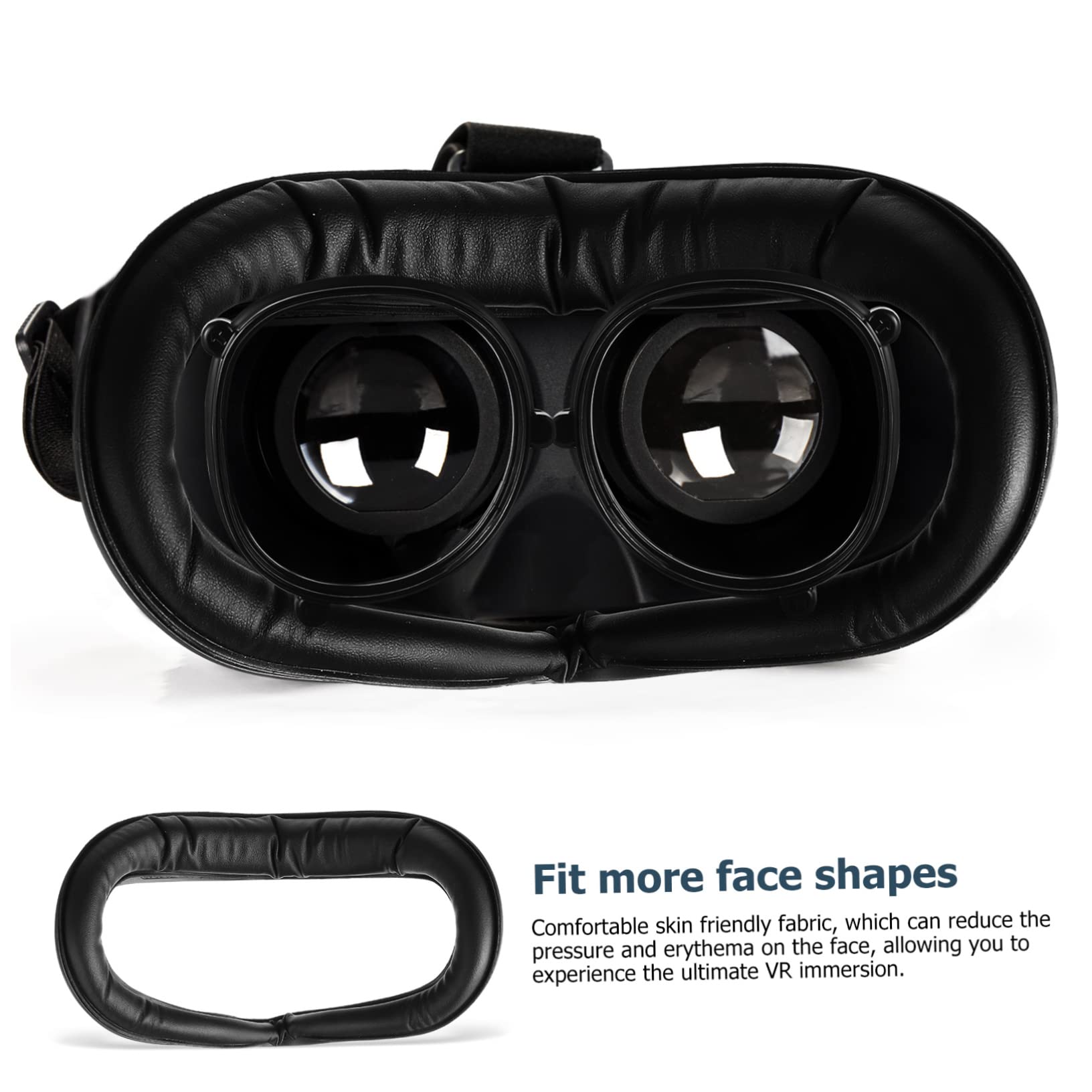 Mikinona Vr-linsenmaske Magnetischer Brillen-abstandshalter Linsenschutz-abstandshalter Kompatibel Mit Vr-Brille Linsenabdeckungen Vr-linsen-Schutz Ersatzmaske Für Vr-linse