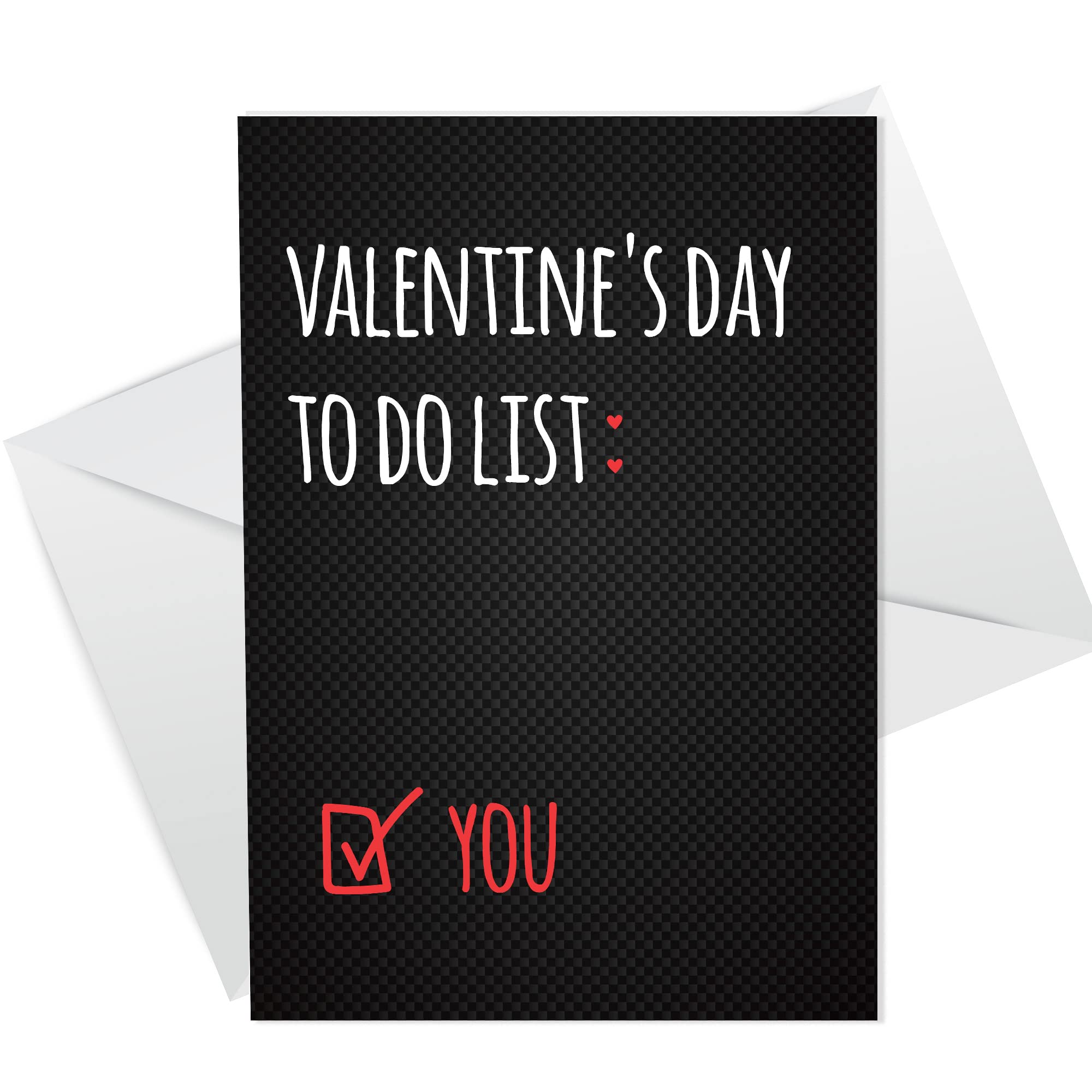 Funny Valentines Day Card For Him Her TO DO LIST Joke Husband Wife Card