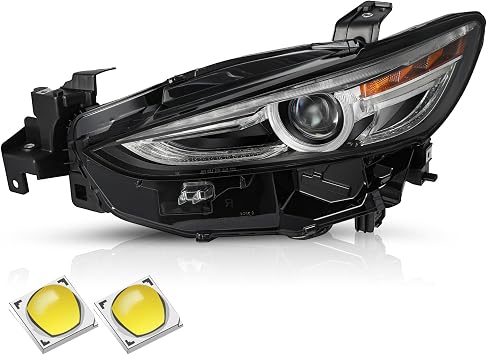 TUSDAR FULL LED Headlight Assembly Replacement for 2018-2021 Mazda 6