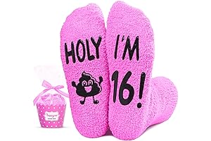 Sweet 16 Knee-High Socks: Perfect 16th Birthday Gift for Girls
