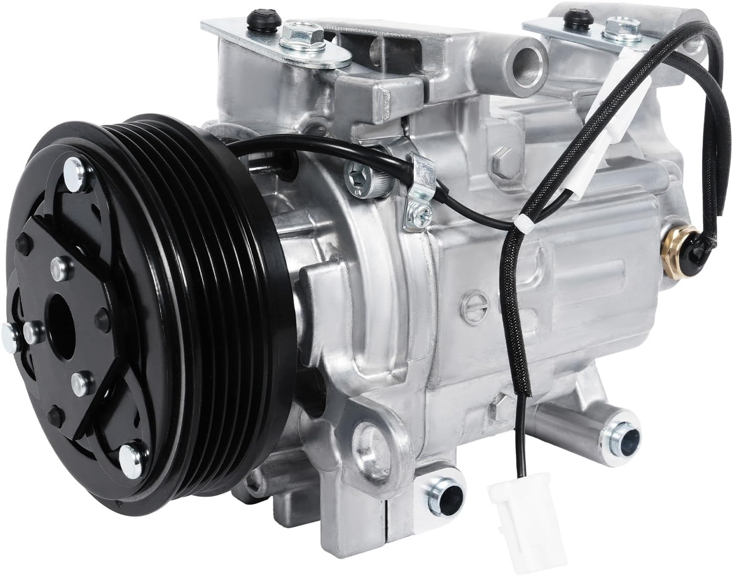 AC Compressor Fit for Maz-da 3 2004-2009 2.0L, Maz-da 3 04-09 2.3L, Maz-da 3 Sport 2009 2.0L, Maz-da 5 06-10 2.3L, Air Conditioning Compressors with Clutch Replace for 57463, 58463