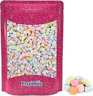 Fruidles Multicolor Mini Dehydrated Marshmallows in Resealable Bag - for Great Toppings (5 Ounces)
