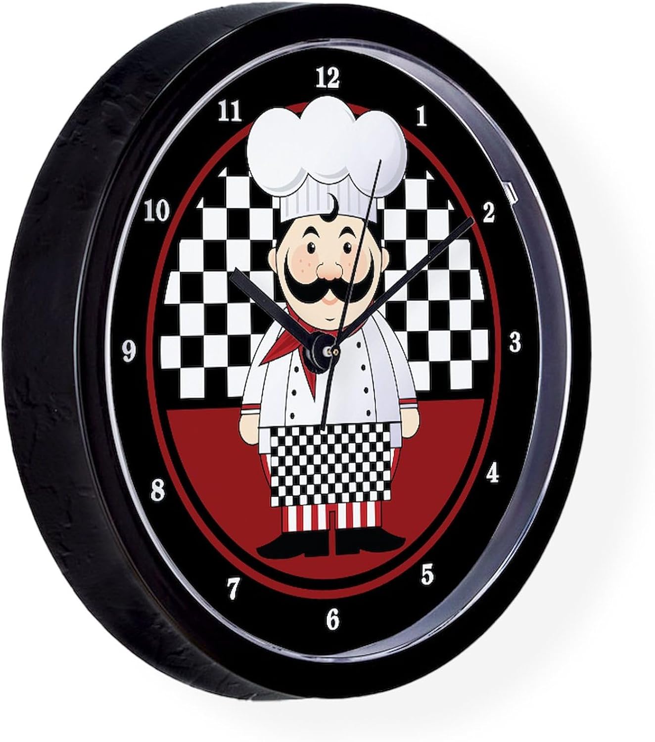 CafePress French Chef 10" Wall Clock for Livingroom, Kitchen, or Office