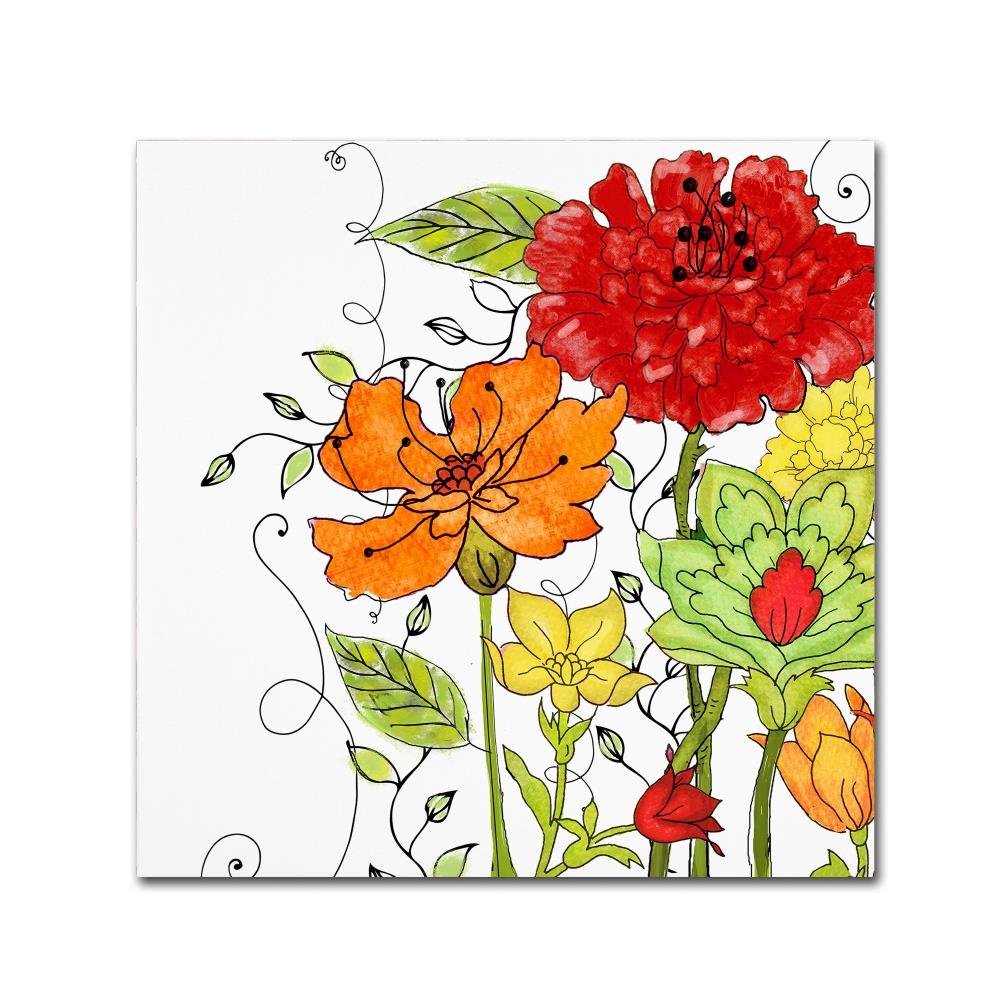 Aria II by Color Bakery, 14x14-Inch Canvas Wall Art