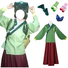 Maomao Cosplay Hanfu Women Full Set Cat Ear Headpiece Wig Halloween Outfit