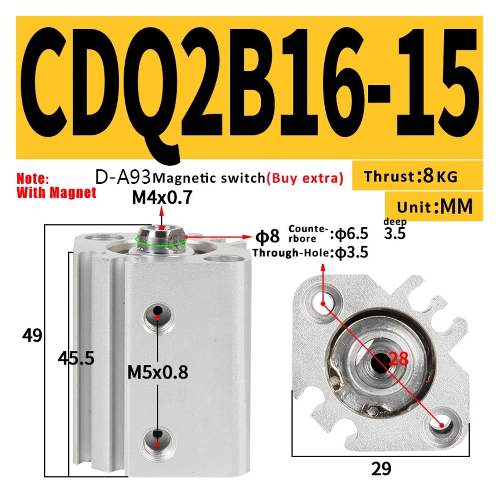 TST 20500319 Industrial Interchange Coupling SC-B1, 1/2” NPT Male