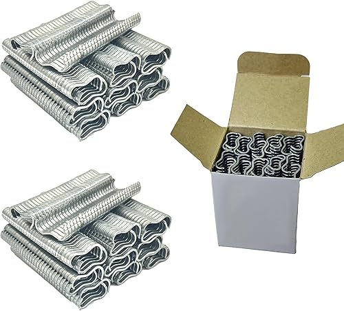 Alicates de anillo de uñas tipo M, kit de alicates multifunción con 600 anillos de acero galvanizado de acero inoxidable, herramientas de mano de