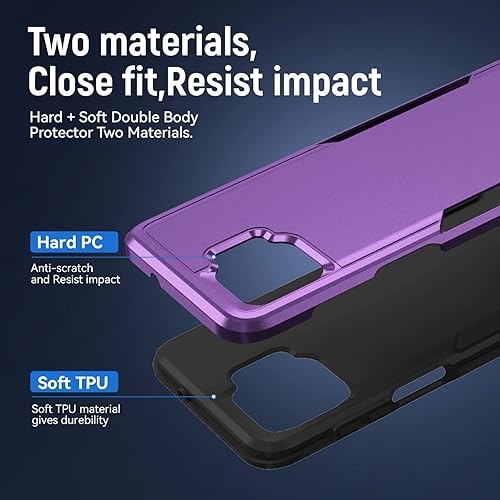 Vista 17 de Asuwish Funda protectora para Moto One 5G/One5G UW/Moto G G5 Plus con protector de pantalla de vidrio templado y delgada híbrida de cuerpo completo