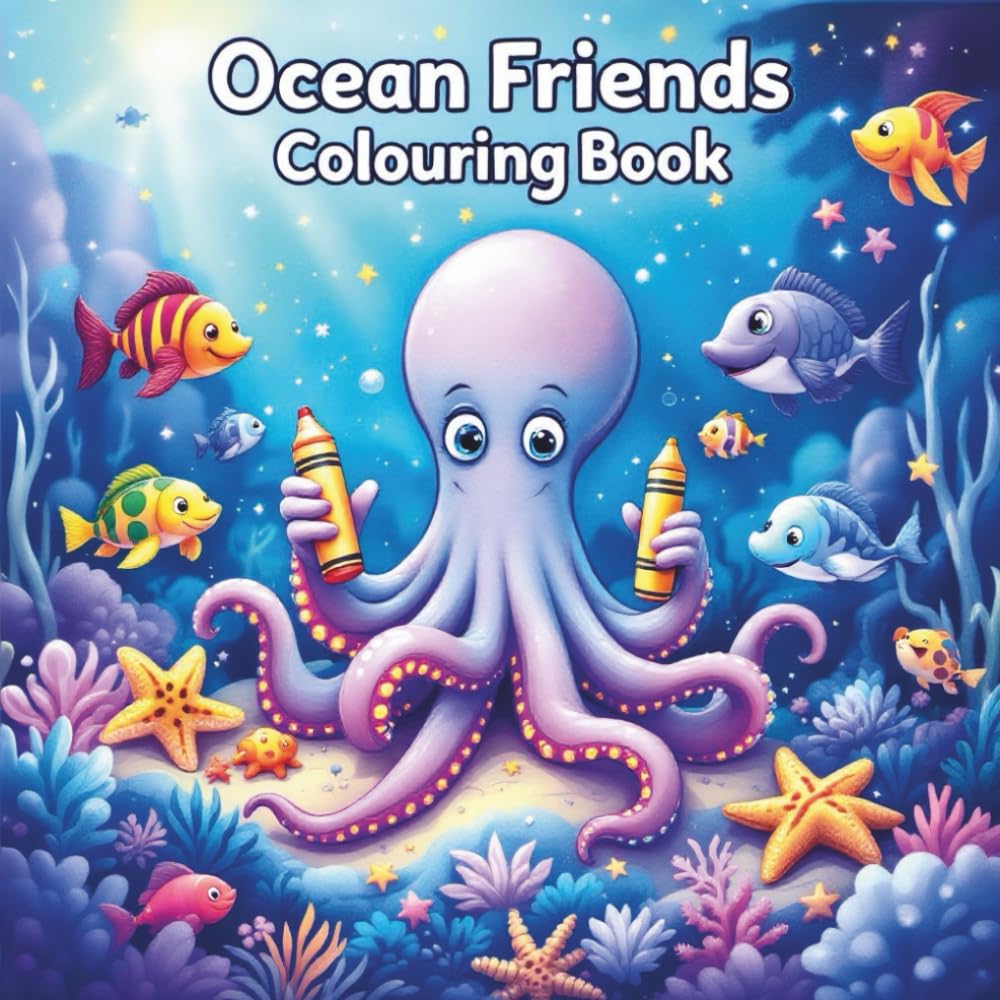 Ocean Friends Colouring Book