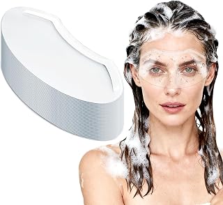 DEAYOU 300 Pcs Microblading Shower Face Shields, Disposable Face Visor Masks, Clear Plastic Makeup Eye Cover Protector for Hairspray, Haircut, Salon Supplies, Eyelash Extensions, Eyelid Aftercare