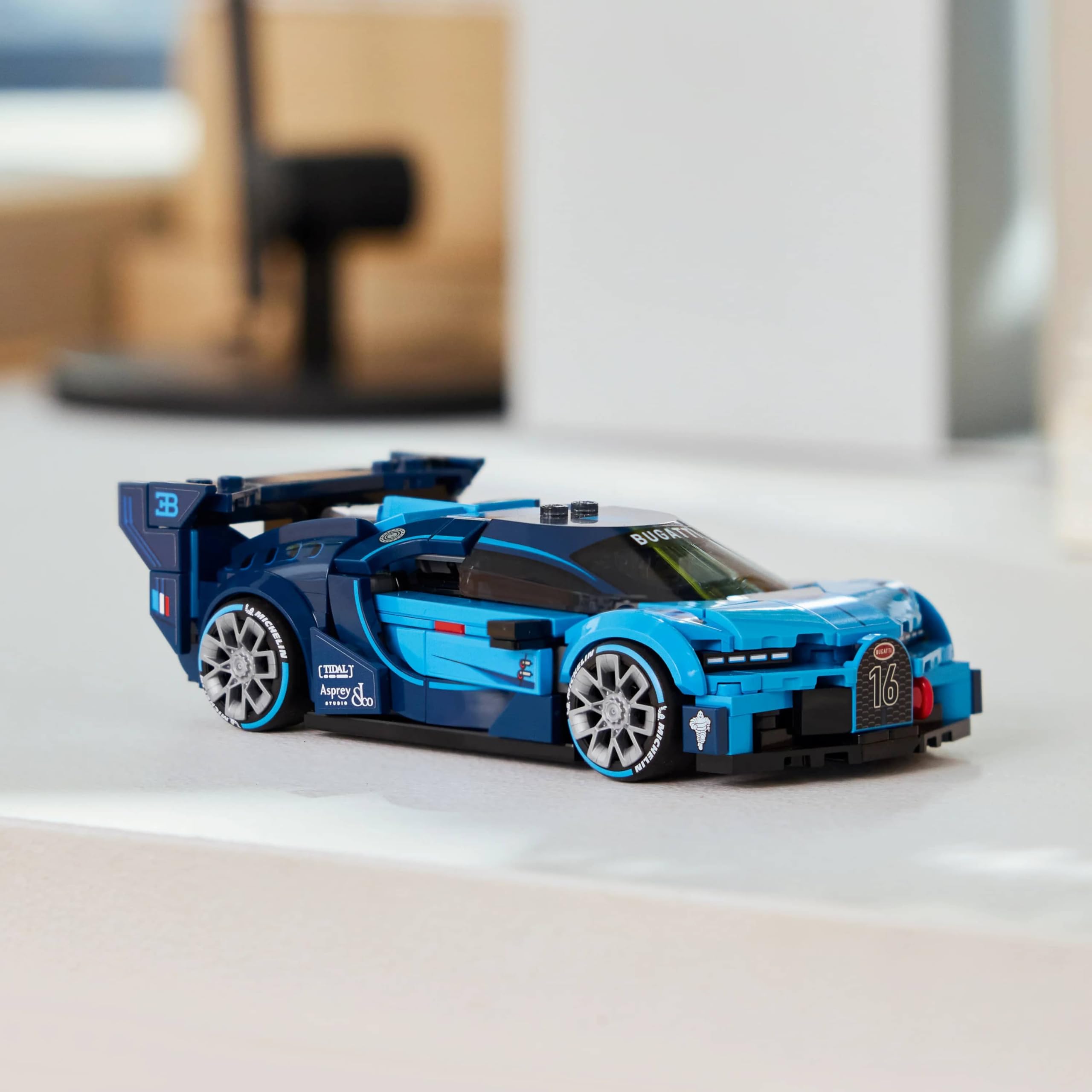 LEGO Speed Champions Bugatti Vision Gran Turismo Hyper Sports Car Model Kit and Building Set 77253 — Amazon image 4