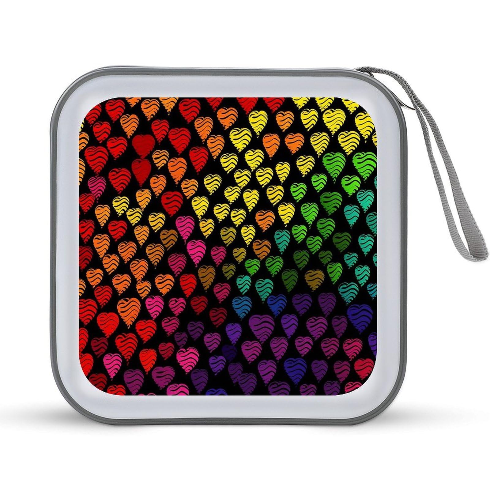 Étui de rangement CD et DVD portable de 40 disques avec motif orchidée - 8