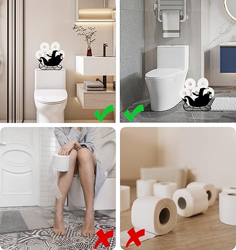 Miniatura 5 de Portarrollos de papel higiénico decorativo de caracol montado en la pared, soporte de papel higiénico para decoración de baño, organizador de