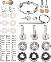Vista 1 de Kit de reparación de trompeta: botones de dedo, tapa de válvula, tornillo, llave de válvula de drenaje, resorte de pistón