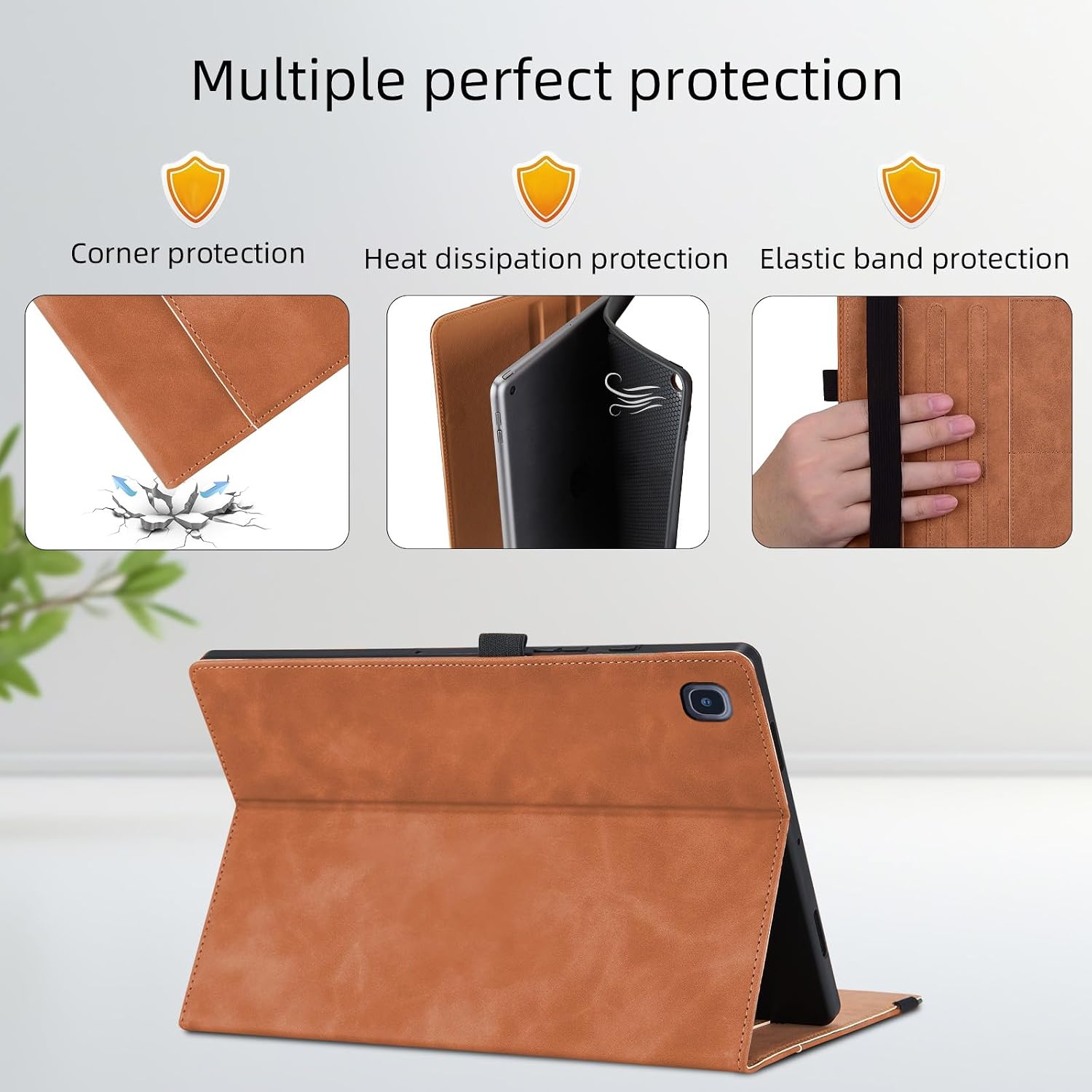 Case for Samsung Galaxy Tab A 8.4 inch 2020 SM-T307U, Brown image 5
