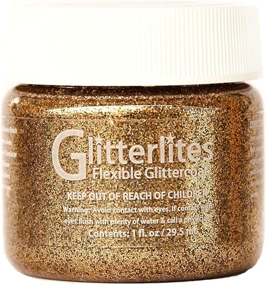 glitter leather paint