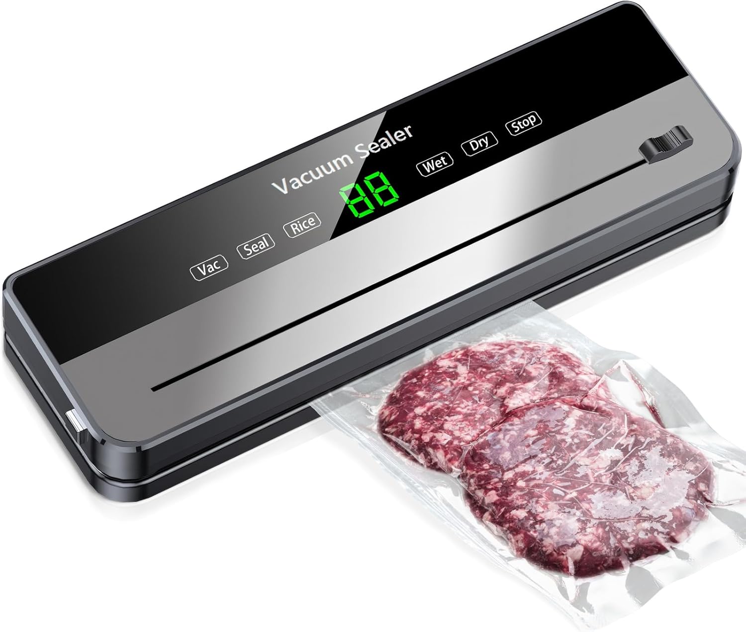 Food Vacuum Sealer Machine with Cutter Automatic and Manual Sealer Dry Moist Food Modes vacuum sealer