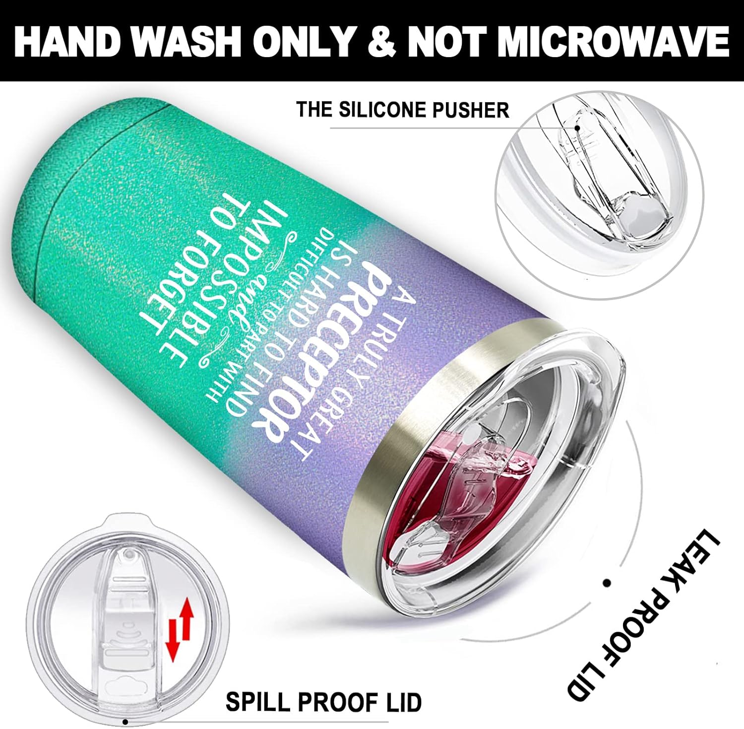 Nurse Preceptor Gifts - A Truly Great Preceptor Is Hard to Find - Preceptors Gifts Nursing - Thank You, Christmas Gift for Nurse Practitioner Women - 20oz Tumbler - Image 9