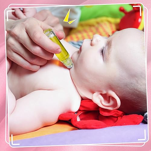 Miniatura 5 de Sumind 150 botellas de aceite esencial con rodillos de vidrio de 0.3 fl oz, botellas vacías con bolas de acero inoxidable a prueba de fugas con 5