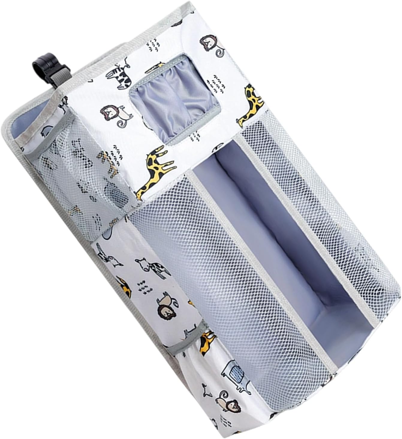 Nursery Storage Organizers Hanging Bag for Cribs Playard Baby Accessory Multiple Compartment Oxford Fabric Designs Changing Table Diaper Organizers