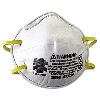 3M Particulate Disposable Respirator 8110S, N95, NIOSH Approved, Pack of 20