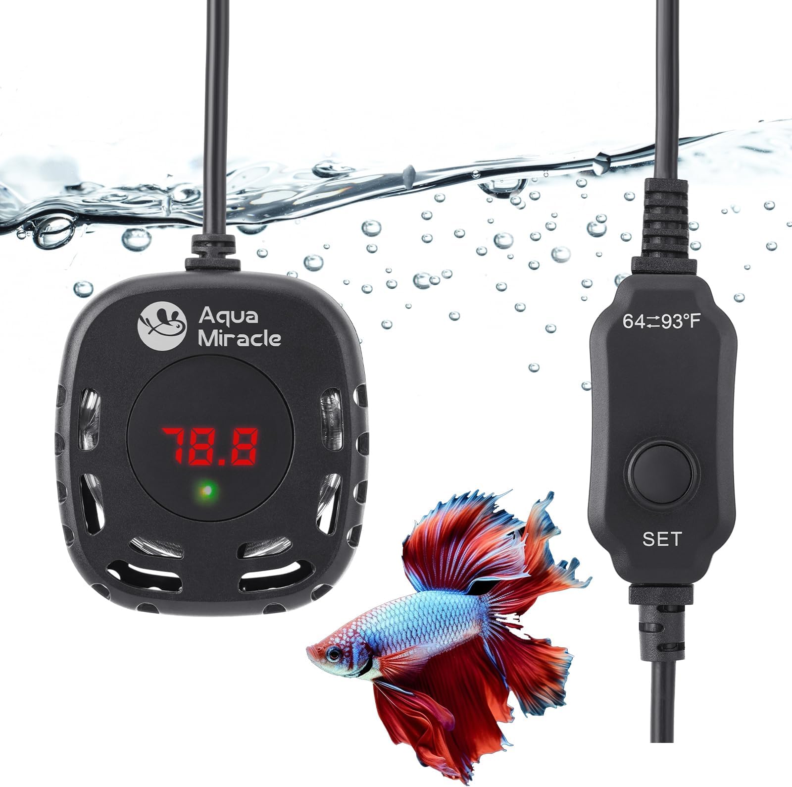 DaToo Small Aquarium Heater 100W Mini Fish Tank Heater 100