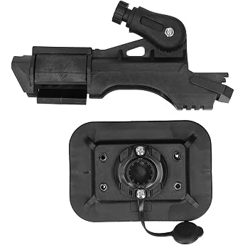 Fishing Rod Holder for Boats Kayak & Dinghy - 360  Adjustment Nylon+Plastic Grey Ceiling Mount