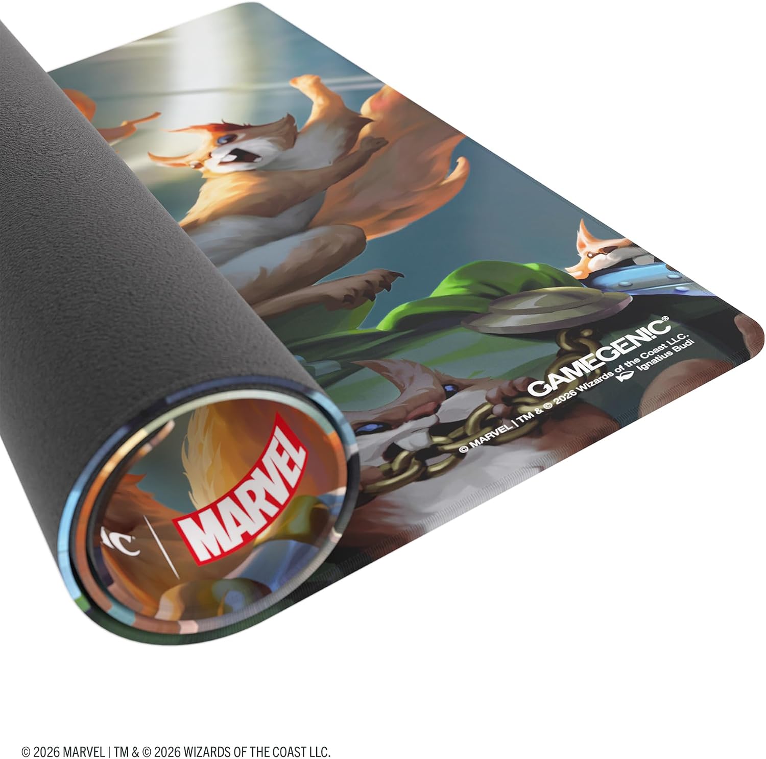 Magic: The Gathering Go Nuts! Prime Playmat | Gamegenic Marvel Super Heroes Gaming Mat, Premium MTG & TCG Playmat with Anti-Slip Base & Flat Stitched Edges