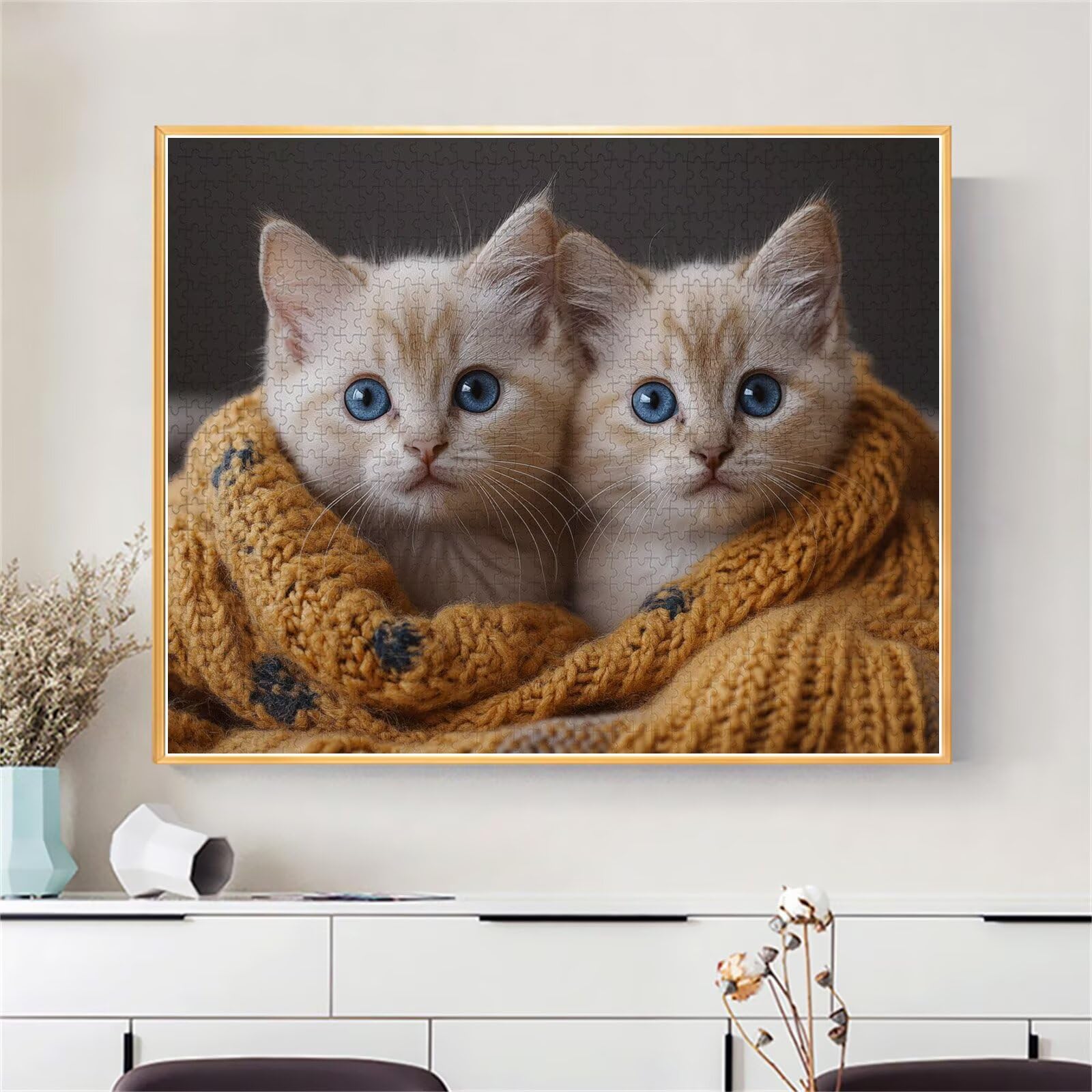 Puzzle Erwachsene 2000 Teile Katze Haustier Educa Jigsaw für Kinder ab 8 Jahren Mädchen Jungen, Erwachsene Impossible Klassische Puzzles Schwer, Anspruchsvoll Spielspaß, Als Geschenke 70x99cm t-638