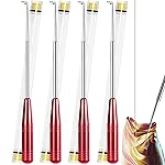 Fish Hook Remover Tool, Fishing Hook Quick Removal Descending Device, Fishing Gear Security Equipment Kits for Adult, Hook Extractor Accessories Detacher Tools with 4PCS Storage Tube