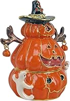 Vista 2 de Caja de baratijas con joyas de calabaza de Halloween