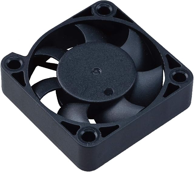 Akasa 40mm Black Fan | 40 x 10 mm | Case Fan | AK-4010MS