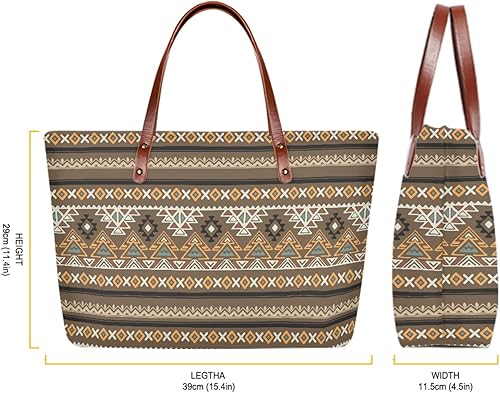 Vista 5 de Bolso casual de las mujeres de la impresión étnica tribal africana del totalizador