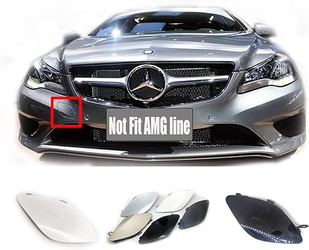 Front Tow Cover Fit 13-16 Mercedes Benz E class W207 Facelift Coupe C207 Convertible A207 for E200 E220 E250 E300 E350 E400 E450 E500 2013 2014 2015 2016 bumper towing Hook Eye Cap 2078851023 Black