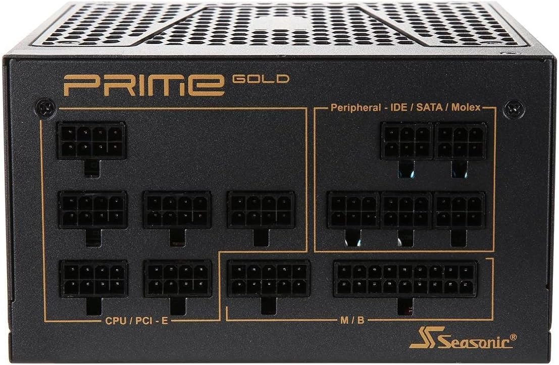 Seasonic PRIME 850 Gold SSR-850GD 850W 80+ Gold ATX12V & EPS12V Full Modular 135mm FDB Fan Power On Self Tester Power Supply (Renewed)