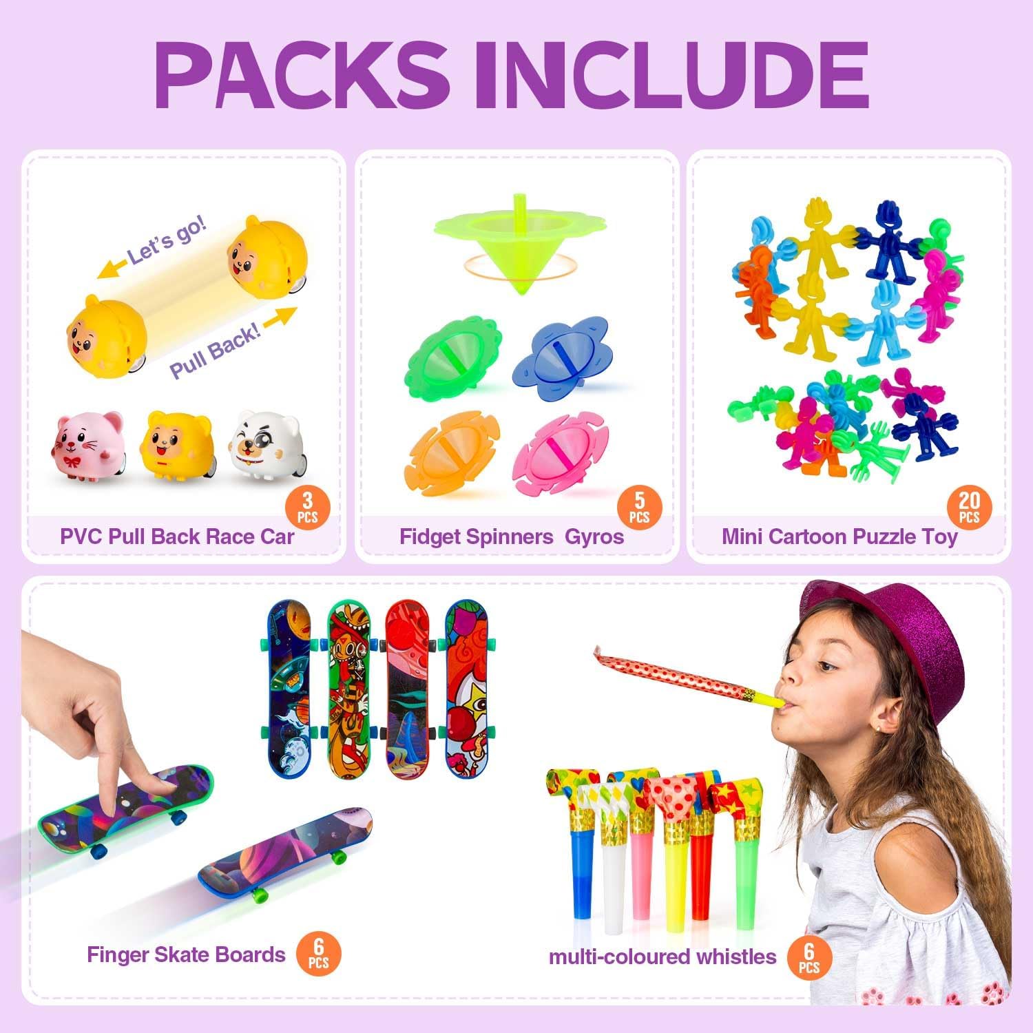 Party Favors for Kids 4-8,8-12,179 Pcs Goodie Bags Stuffers for Kids,Pinata Stuffers,Treasure Box Toys for Classroom,Pop It Fidget Toys,Fidget Toys Bulk,Carnival Prizes,Treasure Chest Prizes