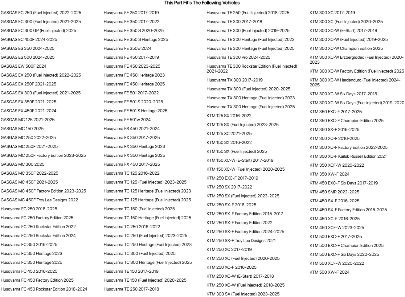 TUSK Billet Radiator Guards Orange for KTM 500 XW-F 2024